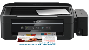 Máy in Epson L355, In, Scan, Copy, Wifi, In phun màu mực tiếp ngoài